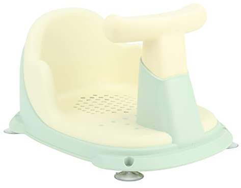 Fdit Seggiolino da Bagno per Neonati, Leggero, con Ventose Sicure, Sedia di Supporto in Plastica, per Neonati, Facile Installazione, Materiale da Bagno per, Supporto Posteriore Regolabile per per