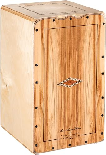 Meinl Artisan String Cajon with Indian Heartwood Frontplate / Baltic Birch Body - MADE IN SPAIN - Seguiriya Line, 2-YEAR WARRANTY (AESELIH)