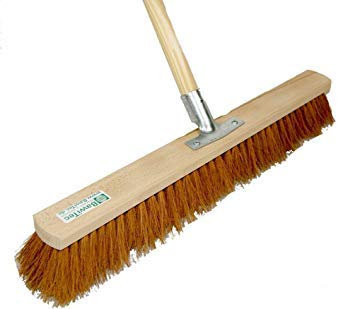 balai coco grande dimension : 60, 80 ou 100 cm avec manche cantonnier 1.40m (60)