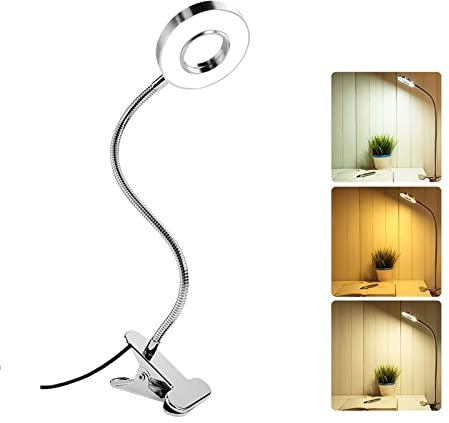Akynite Lampada USB da scrivania con morsetto e braccio