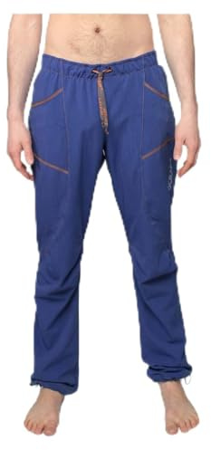 Rock Climbing Pants Unisex Fitness Design for Men & Women in Popular Colors, Durable Soft Stretchy Polyester, Lightweight, Breathable, 4 Pockets, Chalk Bag & Brush Loops, Adjustable Waistband