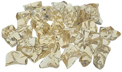 Künstliche Eiswürfel, Acryl-Eiswürfel, Diamanten, 500 g, (Champagner)