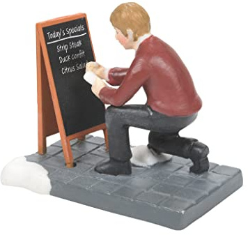 Department 56 Christmas in The City Village Accessories - Figura Especial de Today'S Specials, 5 cm, Multicolor