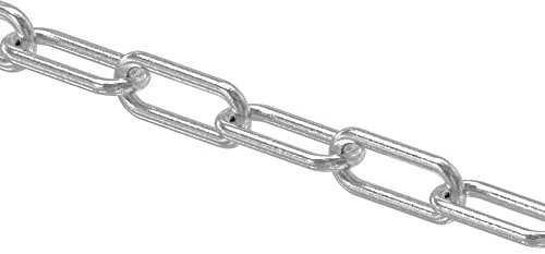 STEINBACHER© | cadena de acero inoxidable DIN 763, eslabón largo, Ø 4mm, V4A (precio por metro)
