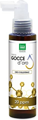 Oro Coloidal. Mejora las facultades mentales y rejuvenece nuestro cuerpo. Contrarresta el sudor excesivo. Coloidales. Cada bote contiene 100ml. Antioxidante. Vitaminas. Oro Coloidal 25 ppm.