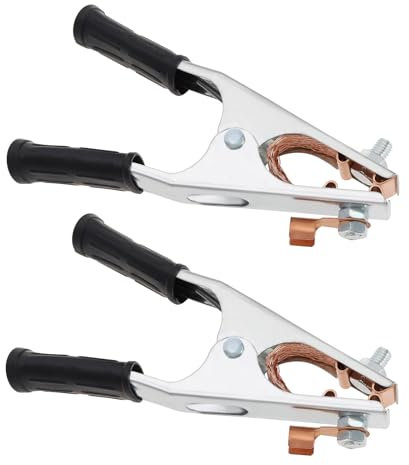 2pcs 300A Machine à Souder Pince de Terre Pince de Terre de Soudage Électrolytique Pince de Terre en Cuivre Pince de Terre de Soudage pour Soudage par Résistance Goujons de Soudage