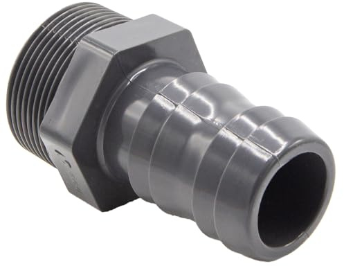 Baumaxxe Raccordo portagomma PVC 38 mm x 1 1/2 - bm025