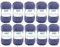 Gründl Wolle Cotton Quick uni - dünne Wolle zum Häkeln - Strickgarn - Häkelgarn - Glänzend und hautfreundlich - 100 % Baumwolle - 10 Knäuel 50 g / 125 m - Nadelstärke 3- 4 - Grau Blau