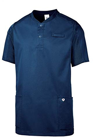 BP 1739-435-110-S Unisex Comfort-Tunika, 1/2 Ärmel, Piqué-Einsätze und Arm-Lift-System, 180,00 g/m² Stoffmischung, Nachtblau, S