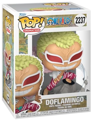 Funko Pop! Animering: One Piece - (Uppfriskande) - Doflamingo - Samlarobjekt vinylfigur - Presentidé - Officiella varor - Leksaker för barn och vuxna - animefans - modellfigur för samlare