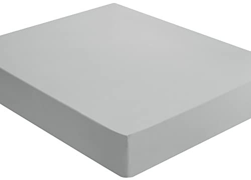 PiccoCasa Spannbettlaken 160x200 cm - Weichen Spannbetttuch für Boxspringbetten Dicke Matratzen bis zu 35 cm - Gebürstete Mikrofaser Bettlaken - Hellblau160x200x35cm