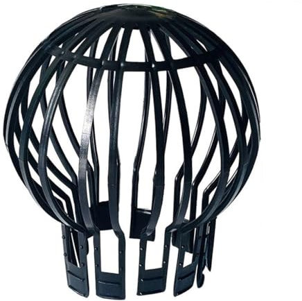 Pleayietoopiatiey Lot de 4 protections de gouttières pour gouttière, branches de feuilles, filtres, protection contre les débordements, pour l'extérieur, la maison, le jardin