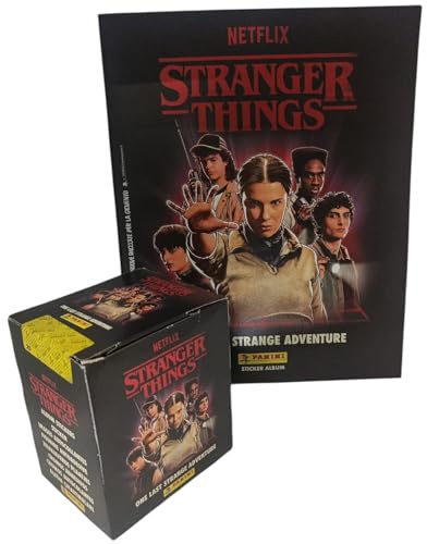 Stranger-things One Last Strange Adventure Sticker Collection -box 36 + Starter Pack Panini
