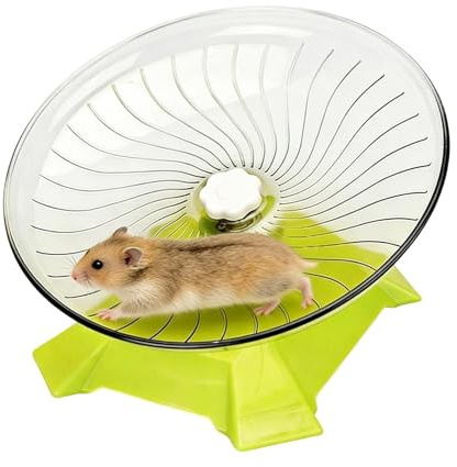 Tyst hamster löparhjul, 9,8 tum hamster löparhjul, djur träningsleksaker | små djur löpning träningshjul | för chinchilla gerbil igelkott sköldpadda reptil krabba iller