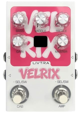 Remingtape för VELRIX Amp IR Pedal, Guita effektpedal 9 förförstärkare 9 skåp, NAM/IR-loader, Loop för live-studio
