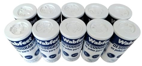 Wabfeet Polvos desodorantes para calzado pack 10 unidades