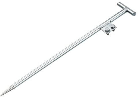 QUARKZMAN Erdungsstab heißverzinkt Erdungsstift 0,8m T-Form Schweißplatte Doppeltes Loch für Antenne Satellitenschüssel Elektrozaun