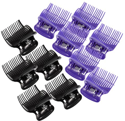 DEARMAMY 12piezas Pinzas Para Rulos Calientes Herramientas De Peinado Para Peluquería Clips Para Rizar El Cabello Rodillo Caliente Para Rizador De Cabello