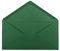 Glüxx-Agent 100 DIN Lang Briefumschläge Dunkelgrün 22 x 11 cm -120 g/m² Nassklebung Post-Umschläge ohne Fenster ideal für Weihnachten Grußkarten Einladungen