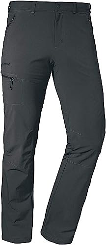 Schöffel Herren Pants Koper1 Robuste Hose Mit 4-Wege-Stretch, Elastische Und Wasserabweisende Wanderhose Für Männer, Asphalt, 25 EU