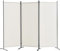 VEVOR Room Divider, 3 Panel Room Dividers and Folding Privacy Screens, Fabric Partition Room Dividers for Office, Bedroom, Dining Room, Study, Freestanding, White