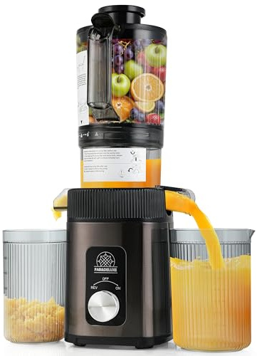 Kaltpresse, Entsafter, Entsafter mit 11,9 cm breitem Zuführungsschlauch, 99% hohe Leistung