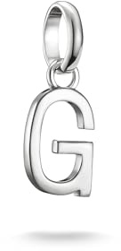 Thomas Sabo Charm Club Connect Charm-Hängsmycke Bokstav Återvunnet 925 Silver