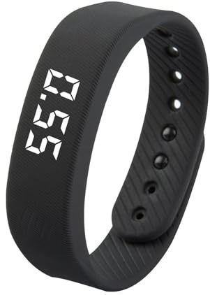 Generiskt vibrerande larmarmband – 21 cm vibrerande larmklocka påminnelseklocka | Tyst larmarmband | Silikon PC smart påminnelseband – USB-uppladdningsbart tyst vibrationslarm, Siehe Beschreibung, Se