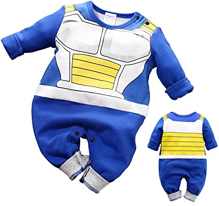 IURNXB Cartoon Design Body Bébé Manche Longue Nouveau-né à Courtes Pour Garçons et Filles (6-9 mois, Noir1)