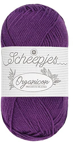 Scheepjes - Scheepjes 257 Perfekt Pflaume Organicon Garn - 1x50g