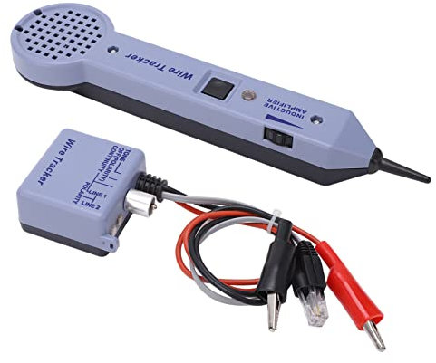 Tone Tracing Tester, 200EP Wire Tracer Circuit Tester Kit Adjustable Induction Amplifier Cable Toner Detector, Network And Cable Testers