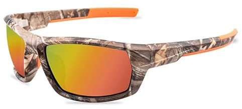 Gafas de sol polarizadas de camuflaje para deportes al aire libre, gafas de ciclismo para hombre, Red