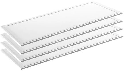 LUXULA 4er Pack LED Panel 120x30cm - 4000K Neutralweiß 36W 3600lm flimmerfrei - Backlit - Rasterleuchte Einbaupanel für Rasterdecke - Bürolampe inkl. 230V Netzteil