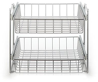 stauraum-shop Schrankauszug Korb Kombisystem für 45er Schrank, 2 etagig