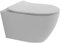 Alpenberger Toiletten Spülrandlos mit Nano Beschichtung | Wand WC Keramik Hänge WC Komplettset | Kloschüssel mit WC Deckel mit Absenkautomatik für Gäste WC und Bad | Passend zu Geberit (Insara 9024)