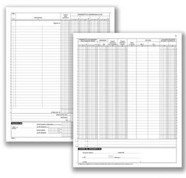 Registro Corrispettivi 16 pag. numerate 31x24,5cm 1386N0000 SEMPER