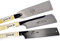 SET MIT 3 JAPANISCHEN 250MM SHOGUN SÄGEN Kataba Dozuki Ryoba Fuchsschwanz Rückensäge Zweiseitensäge