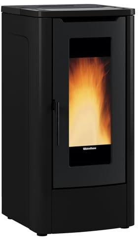 Poêle À Granulés De Bois 10kw Noir - TEOREMANOIR