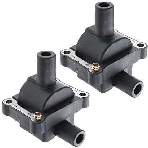 2x Zündspule Zündkerze für A124 A208 C124 C208 Korando Kyron Musso R129 R170 Rexton Rodius S124 S202 S210 Sprinter 2-T 3-T 4-T Vito W124 W140 W163 W202 W210 W463 1991-2010