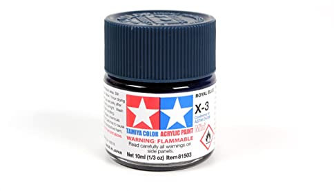 TAMIYA Acrylic Mini X3 Royal Blue TAM81503 Plastics Paint Acrylic