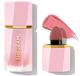 SHEGLAM Color Bloom Liquid Blush Makeup for Cheeks Matte Finish -Real Deal