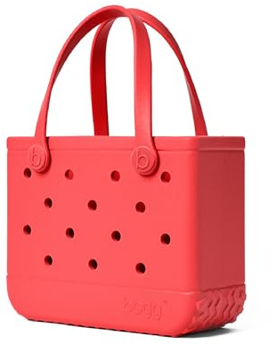 BOGG BAG Bitty Small Tote â 11â x 8.5â x 4.5â â Durable, Washable, Tip-proof â Beach, Pool, Boat, Work, Sports (Coral Me Mine)