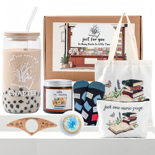 MEETOZ 7 PCS Book Lovers Gifts for Women,Bookish Gifts for Readers,for Women,Birthday Bookish for Readers,Librarians,Bookworms,Mothers Day