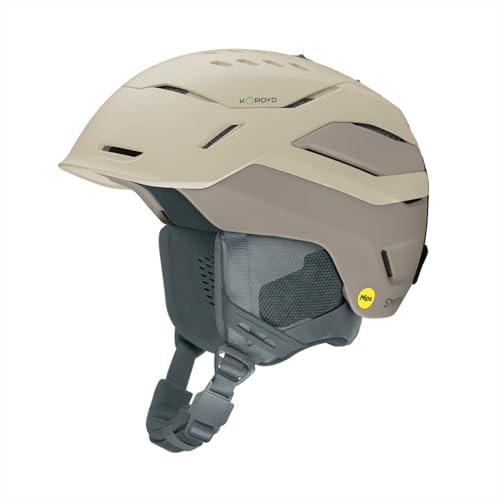 SMITH Vantage 2 MIPS Helmet – Adult Snowsports Helmet with MIPS Technology + Koroyd Coverage – Lightweight Protection for Skiing & Snowboarding – for Men & Women – Matte Chalk, Medium