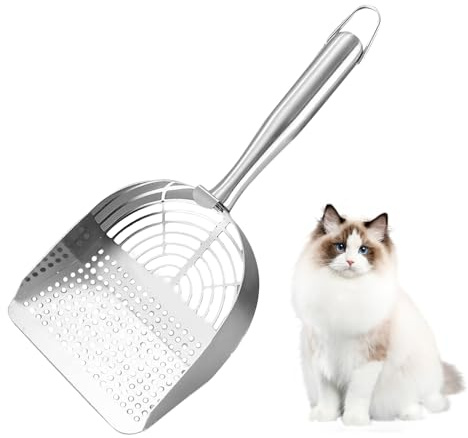 Kattsandskopa – 2-i-1 ergonomisk husdjursbajs-skopa – kattunge-bajs- | för vardagsrum inomhus veterinär multitron hushåll hundar kattunge