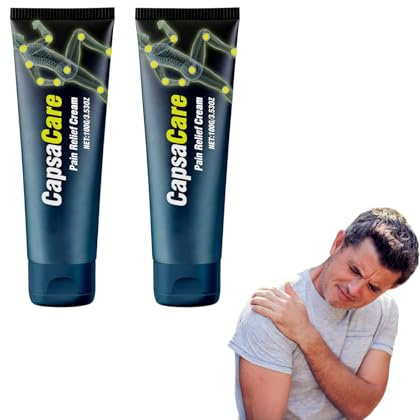 Riktad komfortkräm - Fot- och nervkomfortkräm - Capsaicin-lotion med Arnica & Menthol - Lugnande topisk lotion för muskler och leder, snabbabsorberande blandning för att ge uppvärmning (2 st)