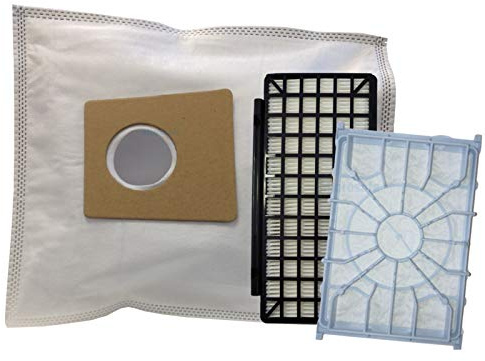 Microsafe - 20 Staubsaugerbeutel + 1 Hepa- & 1 Motorfilter kompatibel mit Siemens VSZ7330 Staubsauger Z 7.0 family allergy plus