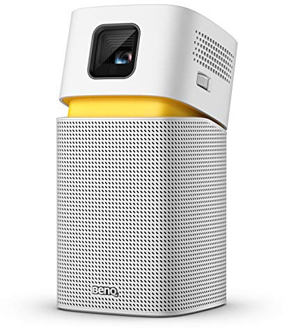 Miniproyector portátil inalámbrico BenQ GV1, Google Cast y AirPlay, altavoz Bluetooth, Wi-Fi (o pantalla inalámbrica), USB-C, conectividad HDMI, batería