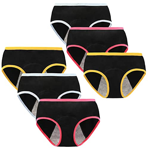 Anntry Culotte Menstruelle pour Filles Adolescentes sous-vêtements Anti-fuites Physiologique en Coton de Protection pour Femmes à la Période Post-Partum