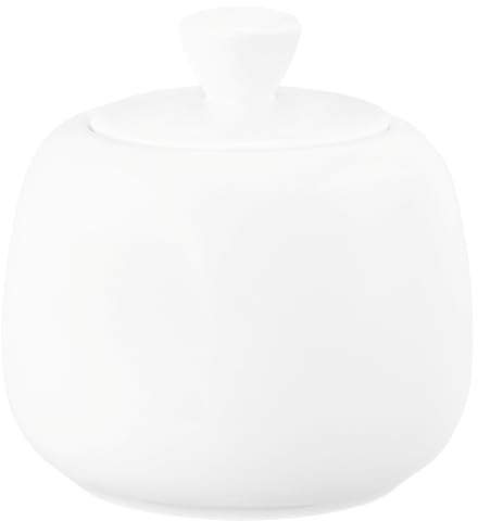 Seltmann 001.764198 Liberty Porzellan Zuckerdose, 00003 Dekor, Weiß, 0.26 L Kapazität, 6.8cm Höhe, 9cm Durchmesser